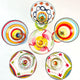 Hand Blown Painted Margarita Glass - TMKEFFC
